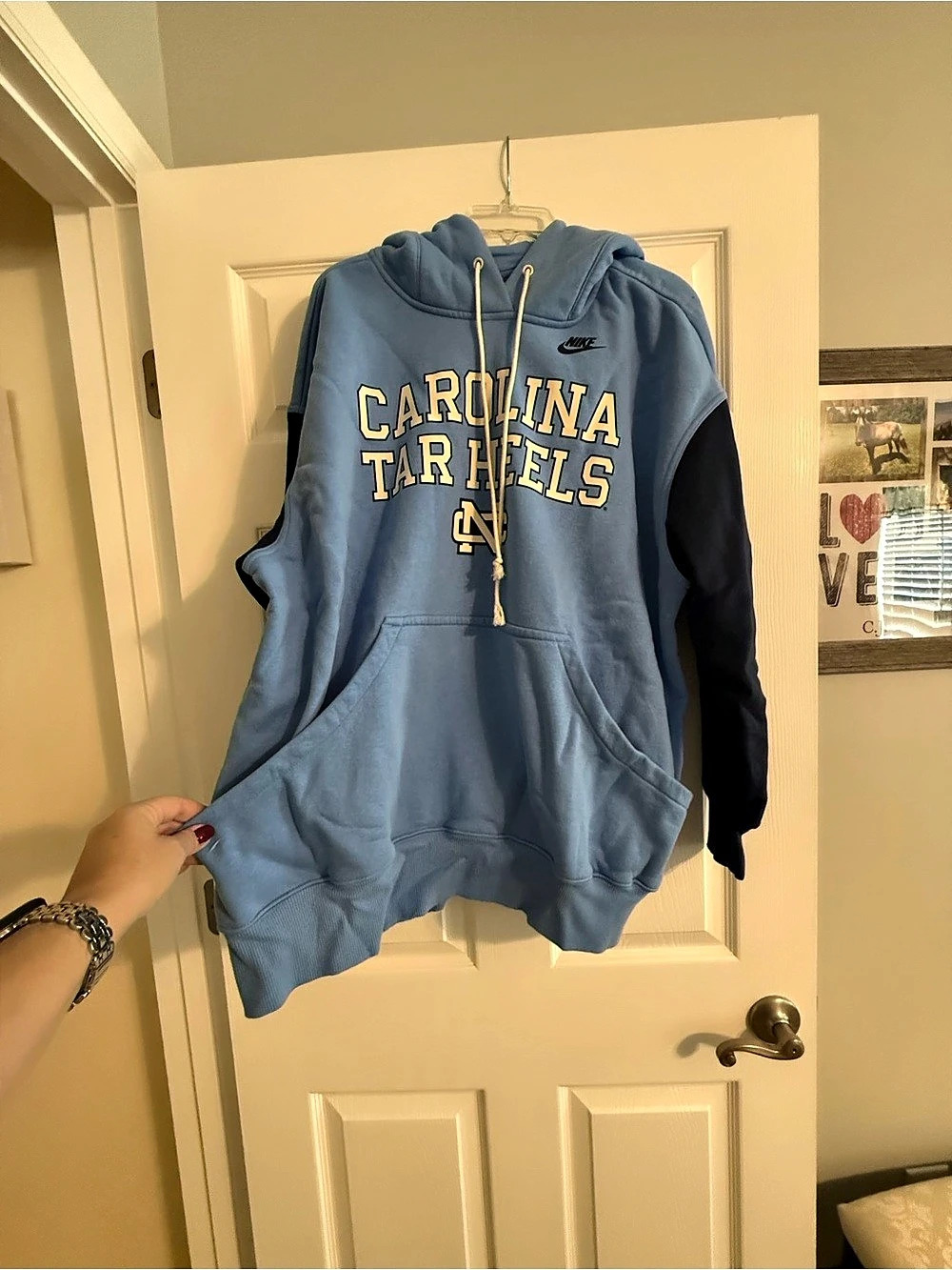 Nike Carolina Tar Heels Hoodie Size XL